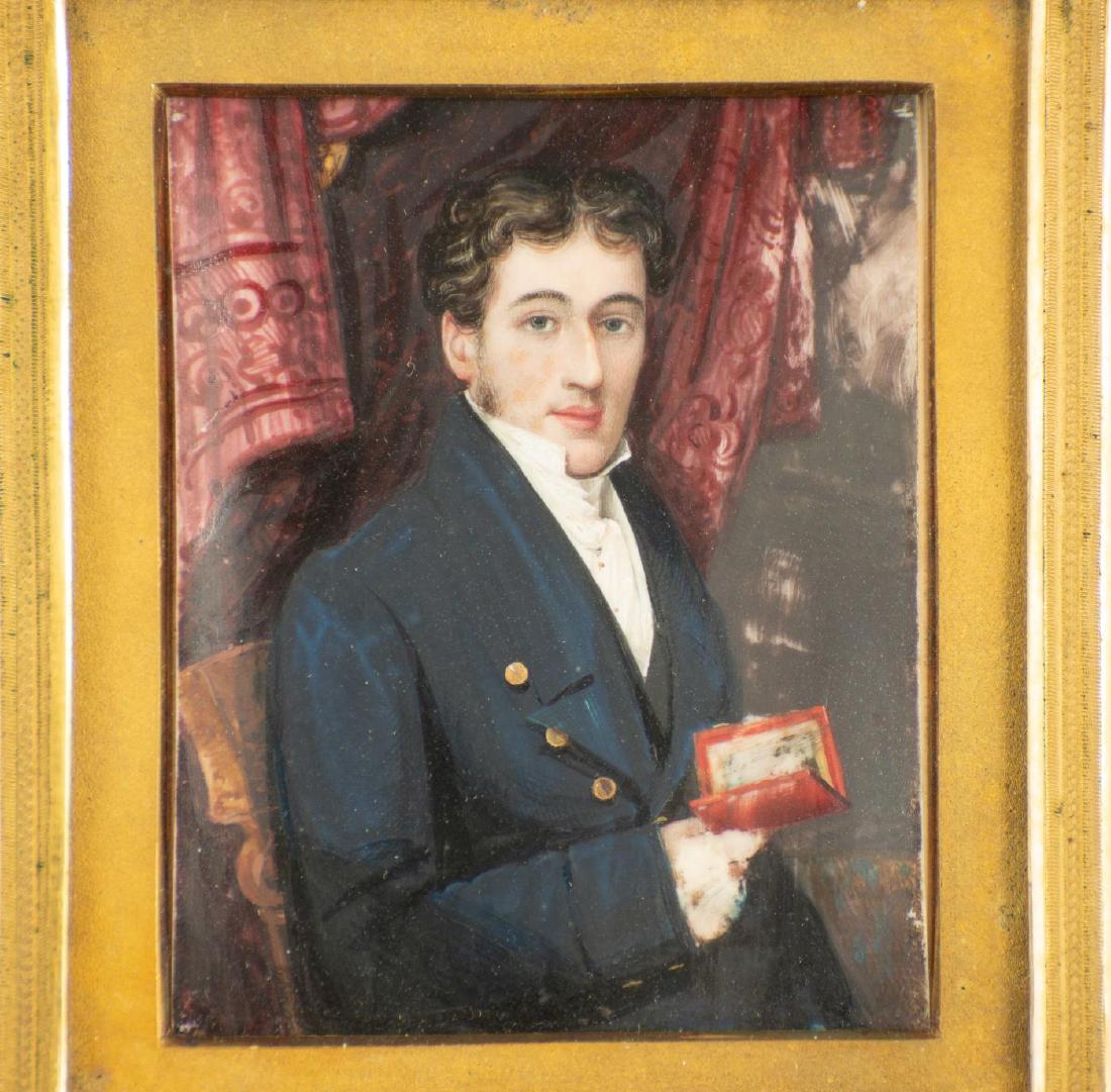 MINIATURE OF YOUNG MAN WITH BOOK (1 of 5)
