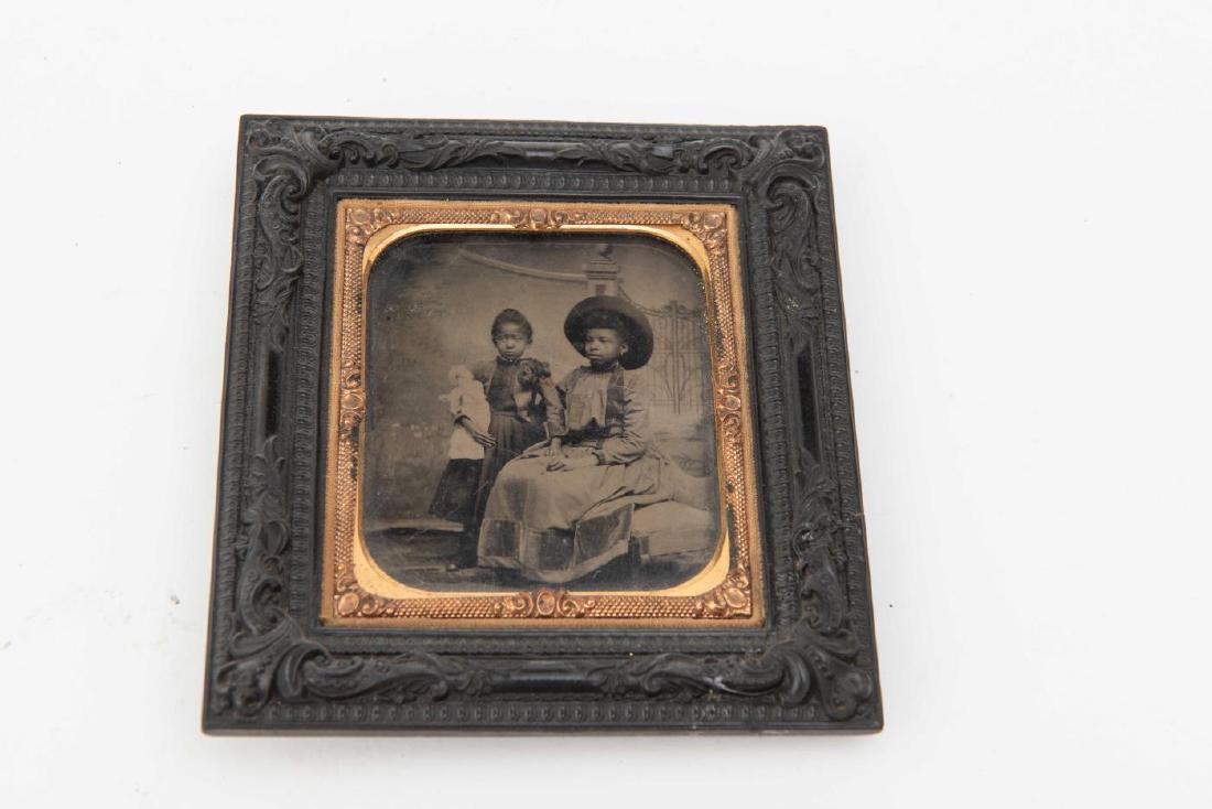 TWO WEALTHY AFRICAN AMERICAN GIRLS, ONE W/DOLL (1 of 3)