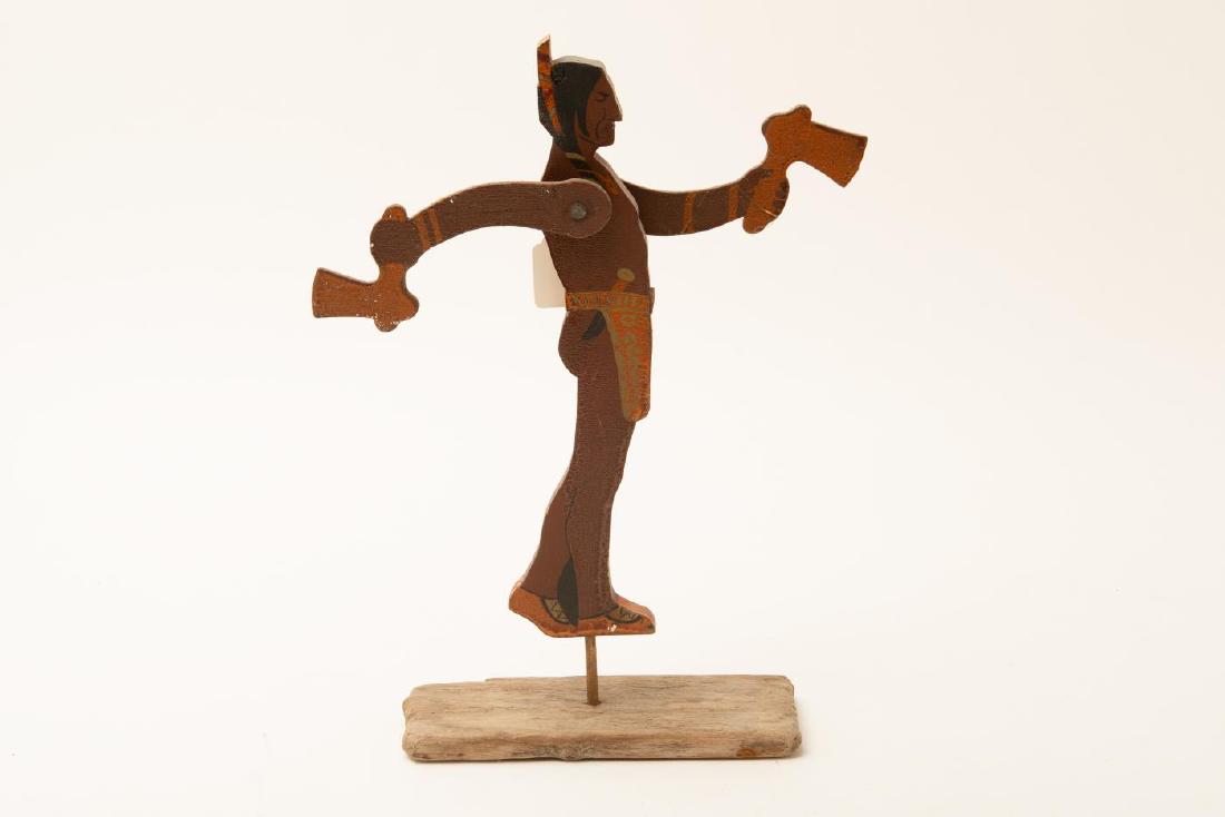 INDIAN WHIRLIGIG IN OLD PAINT (1 of 3)