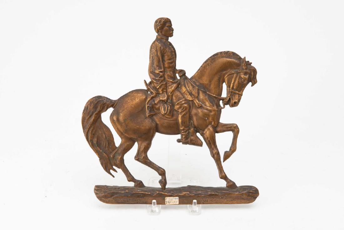 1864 BRONZE PLAQUE OF GEN. McCLELLAN BY DARLEY (1 of 6)