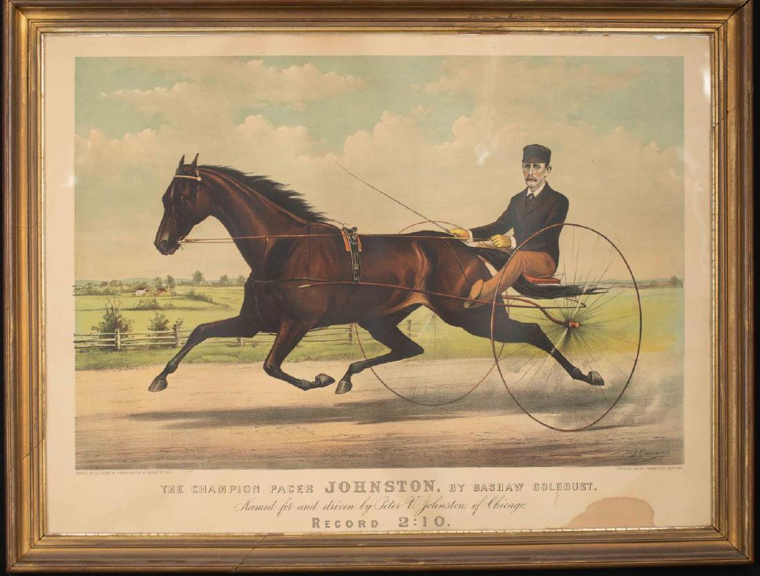 CURRIER & IVES LG FOLIO: CHAMPION PACER JOHNSTON (1 of 2)