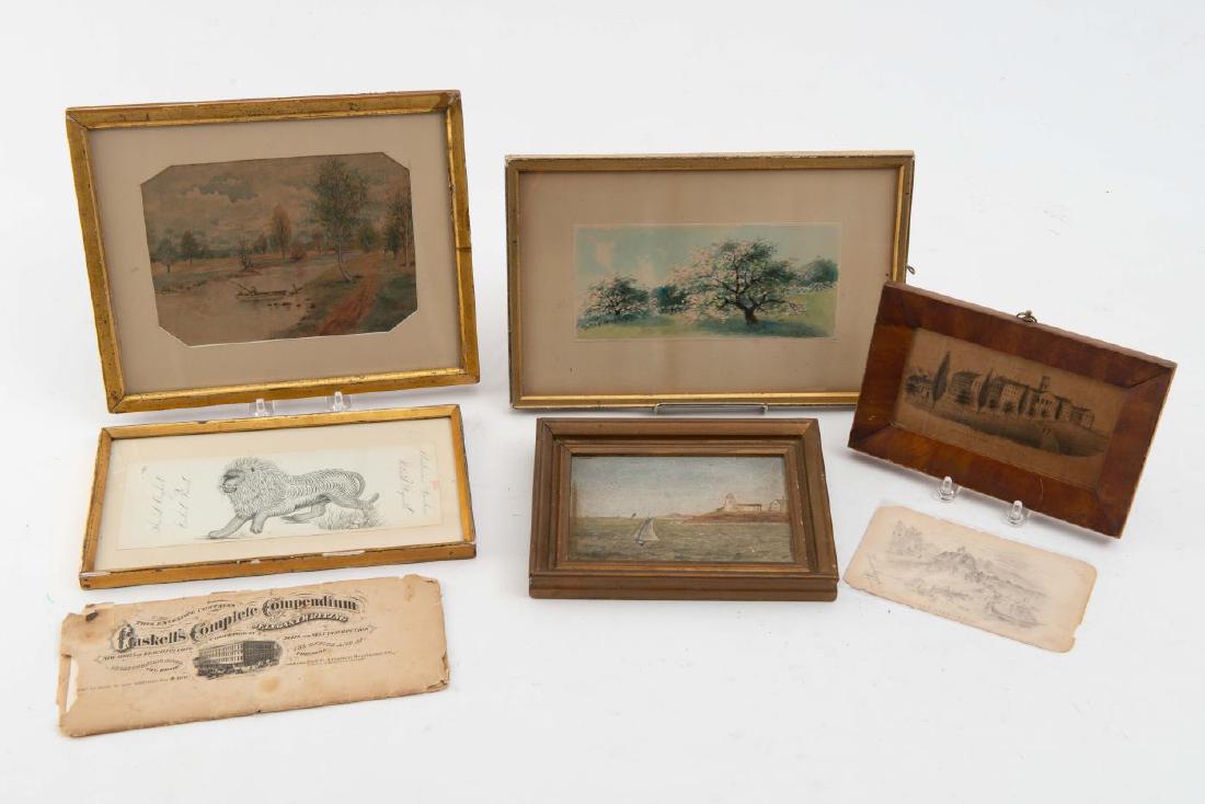 LOT OF (19th c) ARTWORK (1 of 7)