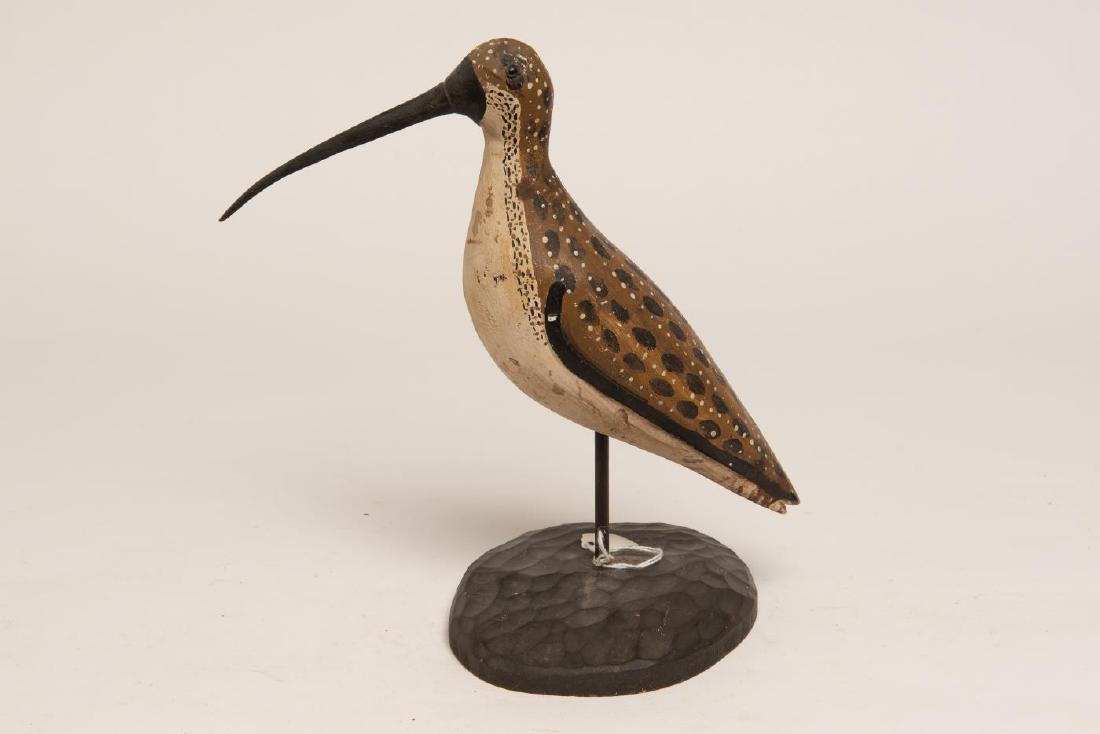 CARVED AND PAINTED CURLEW DECOY (1 of 5)