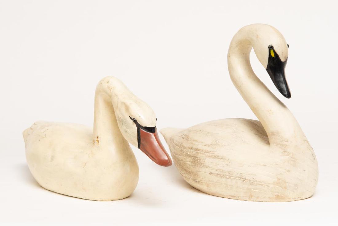 TWO SMALL SWANS BY C. BIRDSALL (1 of 5)