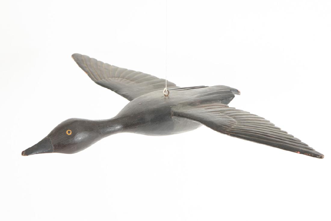 CARVED AND PAINTED FLYING DUCK (1 of 8)
