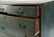 EARLY 19TH C. PINE CHEST IN OLD BLUE PAINT - 4