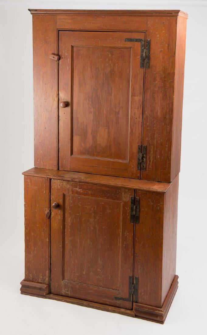 TWO PIECE STEP BACK CUPBOARD (1 of 9)