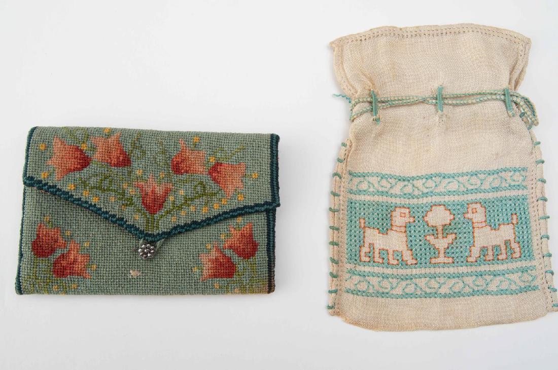 TWO EMBROIDERED PURSES (1 of 5)