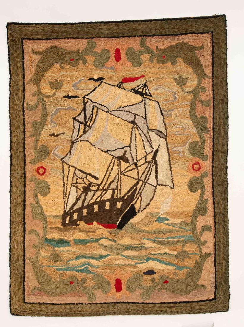 20th (c) HOOKED SCATTER RUG (1 of 2)