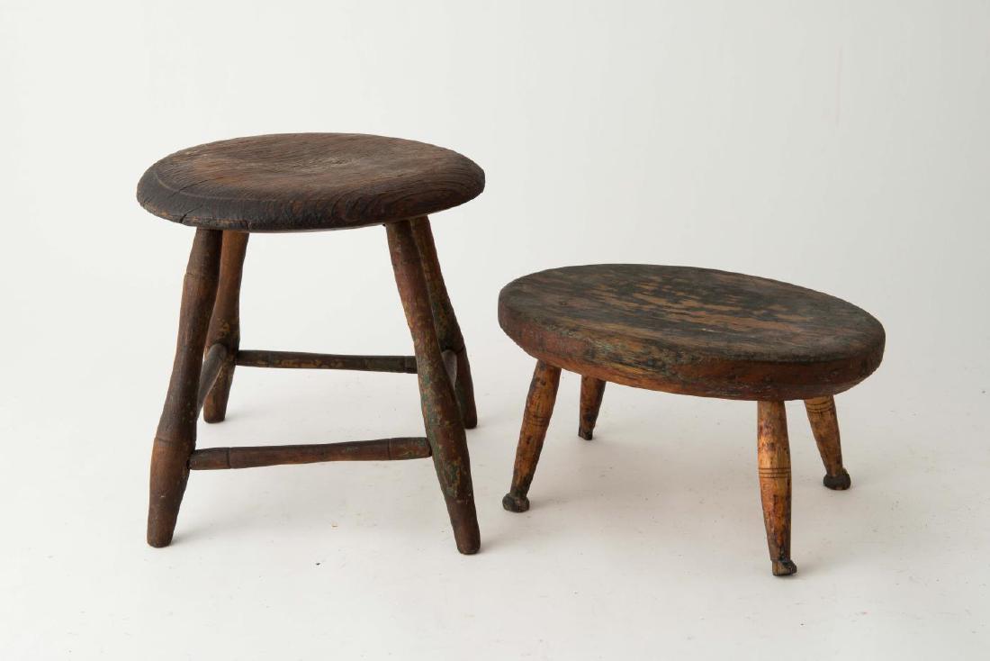 BAMBOO WINDSOR STOOL & CRICKET (1 of 2)