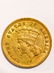 1854 UNITED STATES INDIAN PRINCESS HEAD GOLD $3