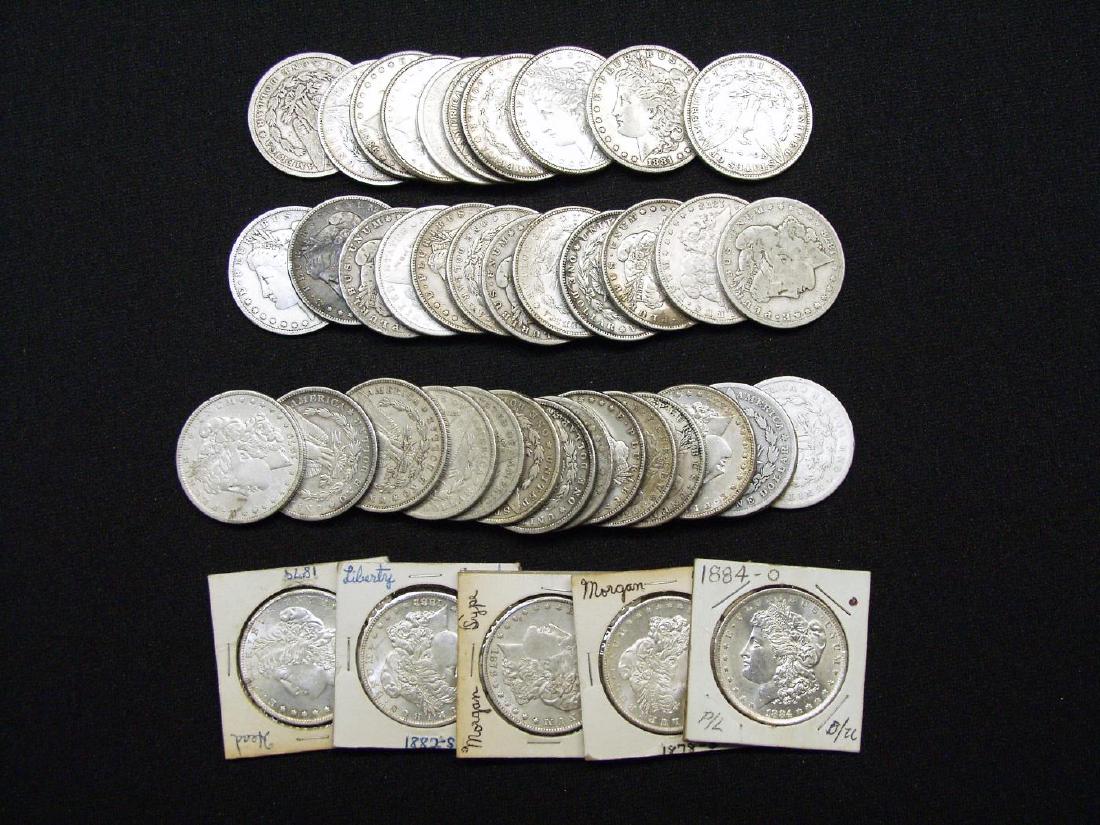 (42) UNITED STATES MORGAN SILVER DOLLARS (1 of 1)