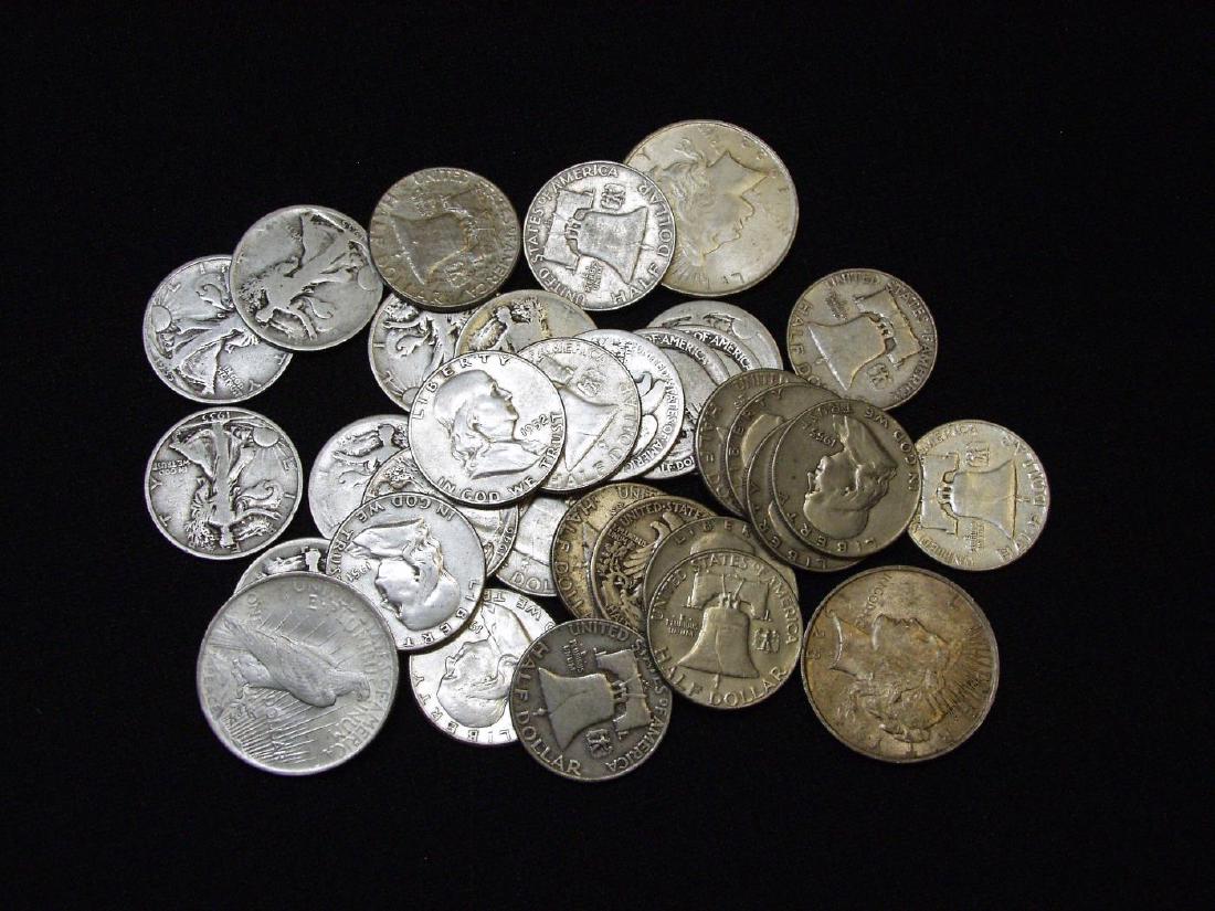(33) UNITED STATES SILVER DOLLARS AND HALF DOLLARS (1 of 1)