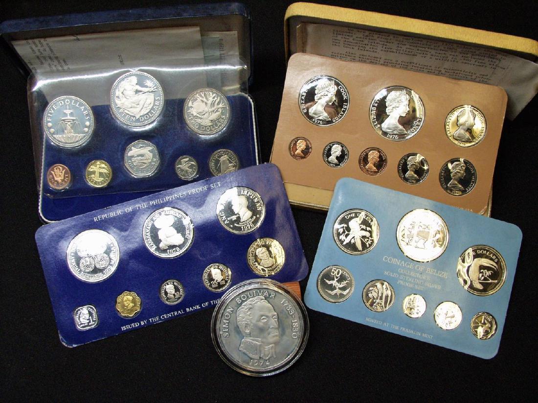 (5) COMMEMORATIVE WORLD COINS & PROOF SETS (1 of 1)