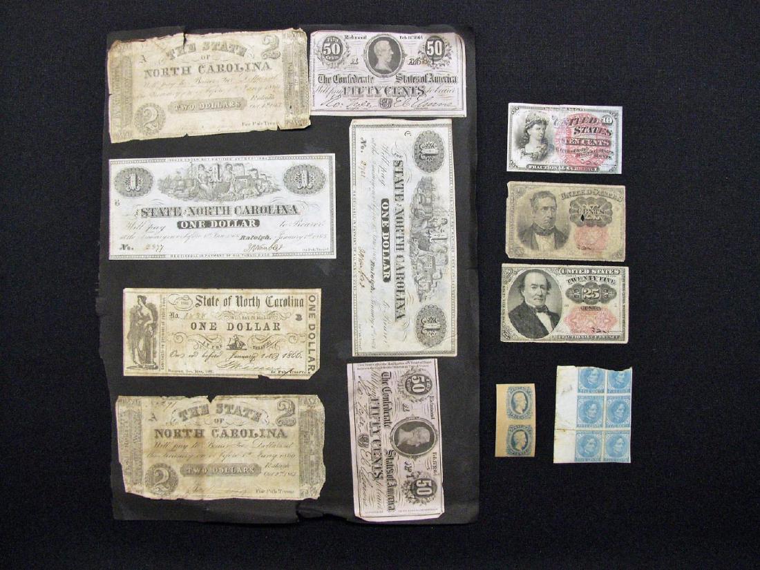 (18) US NOTES, FRACTIONAL & CONFEDERATE CURRENCY (1 of 3)