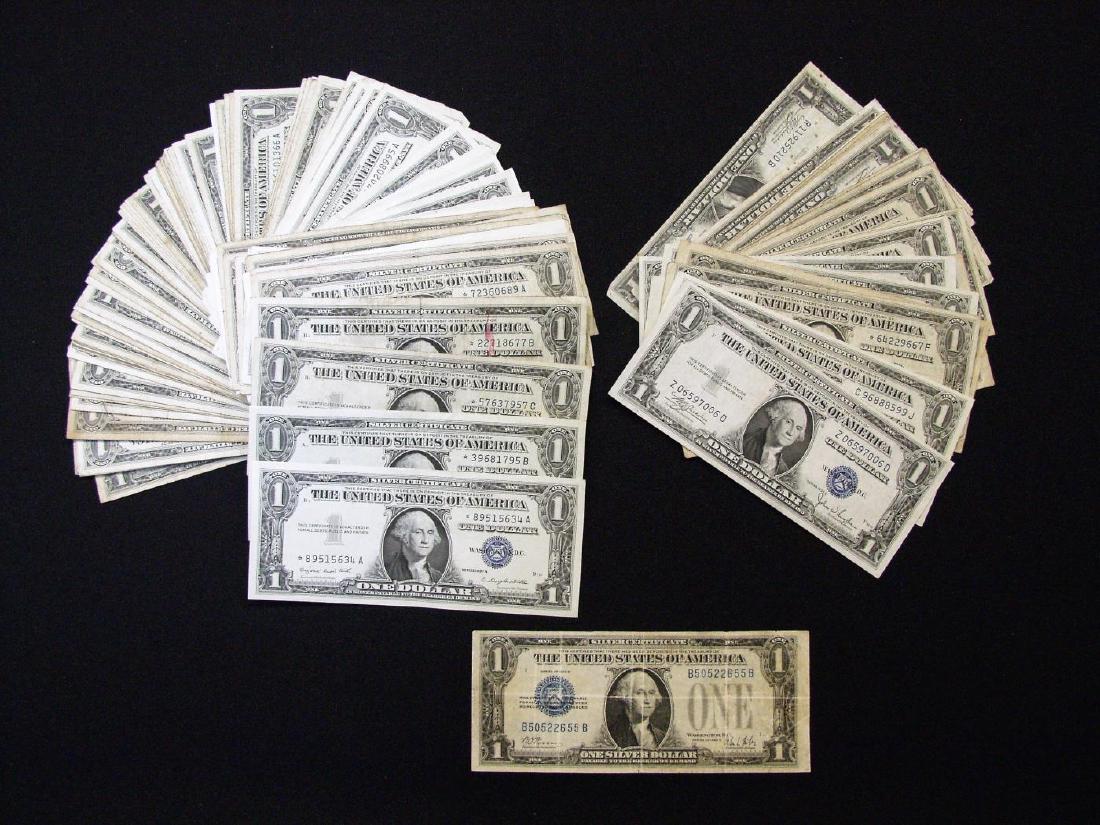 (157) US FEDERAL RESERVE $1 SILVER CERTIFICATES (1 of 1)