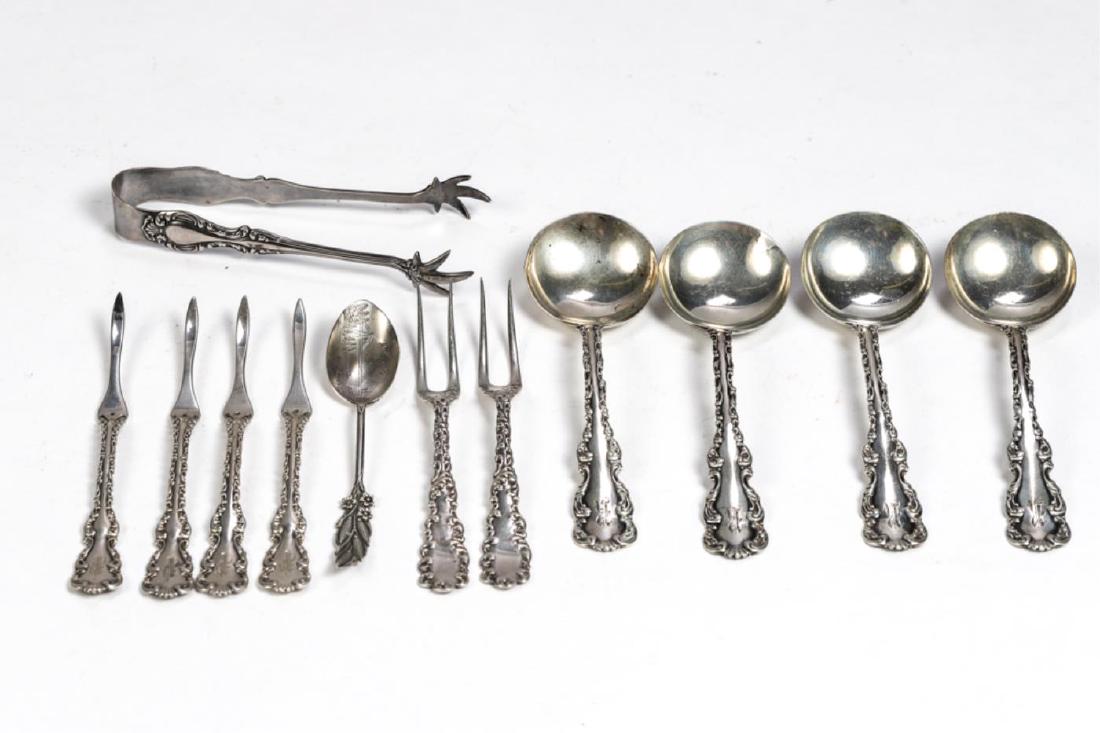 WHITING STERLING SILVER SPOONS & PIQUES etc (1 of 12)