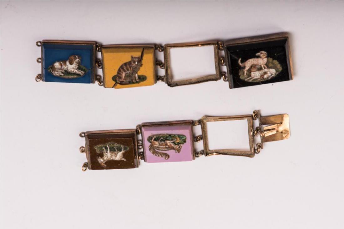 GOLD ITALIAN MICRO MOSAIC BRACELET (1 of 6)