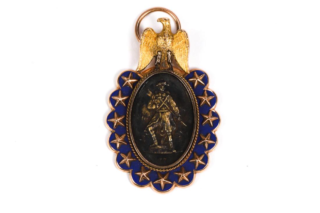 1883 SONS OF THE REVOLUTION 14k GOLD MEDAL (1 of 7)