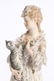 MEISSEN PORCELAIN FIGURINE of WOMEN with CAT - 12