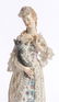 MEISSEN PORCELAIN FIGURINE of WOMEN with CAT - 14