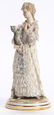 MEISSEN PORCELAIN FIGURINE of WOMEN with CAT - 6