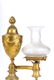 PAIR of FRENCH GILT BRONZE ARGON-FORM TABLE LAMPS - 5