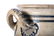 STONEWARE STORAGE JAR with COBALT INCISED FLOWERS - 7