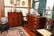 (18th c) CHIPPENDALE MAHOGANY SLANTFRONT DESK - 3