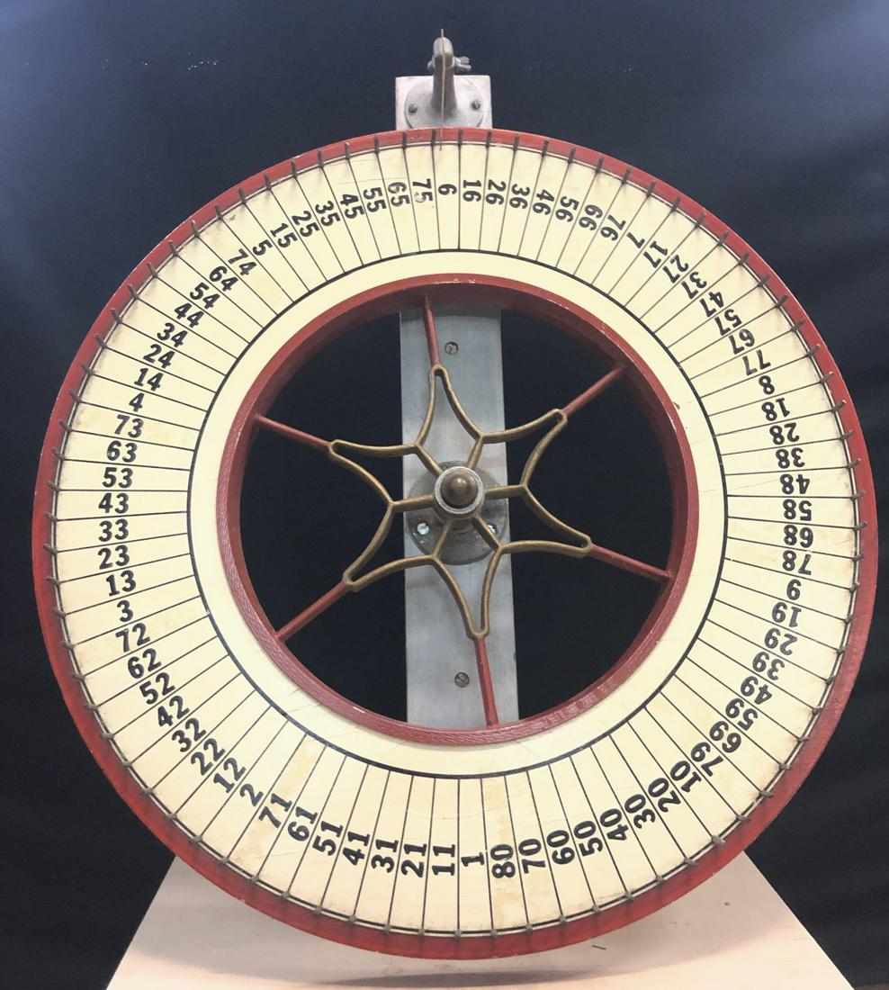 ANTIQUE GAMBLING GAME WHEEL (1 of 7)