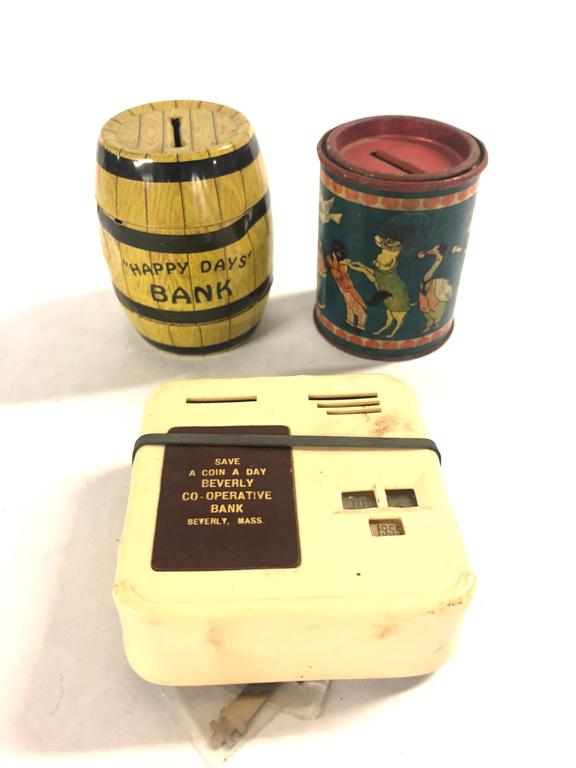 (3) VINTAGE COIN BANKS (1 of 1)