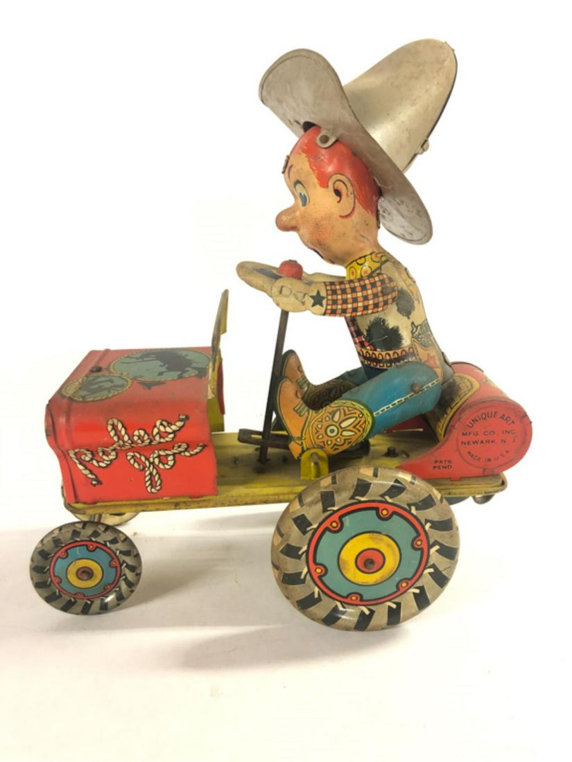 VINTAGE RODEO JOE TIN LITHO WIND UP TOY (1 of 4)