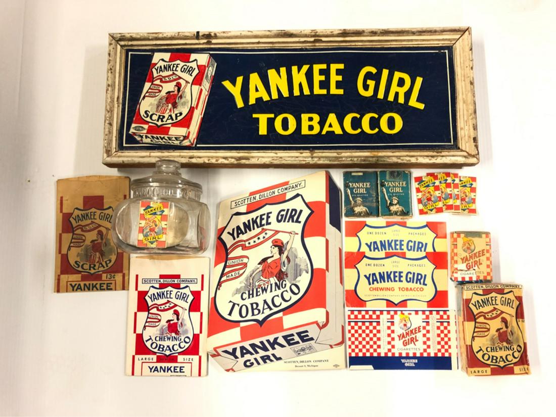 (16) PIECES TOBACCIANA YANKEE GIRL (1 of 6)
