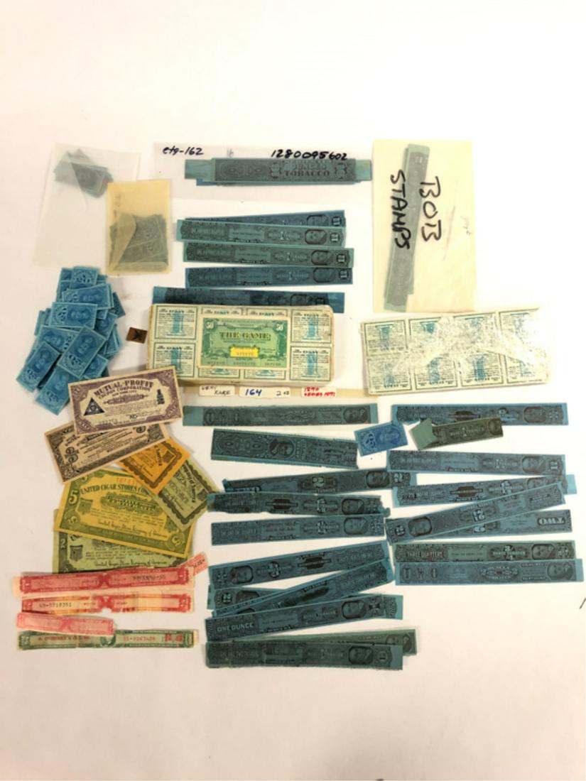 LARGE LOT TOBACCO STAMPS (1 of 5)