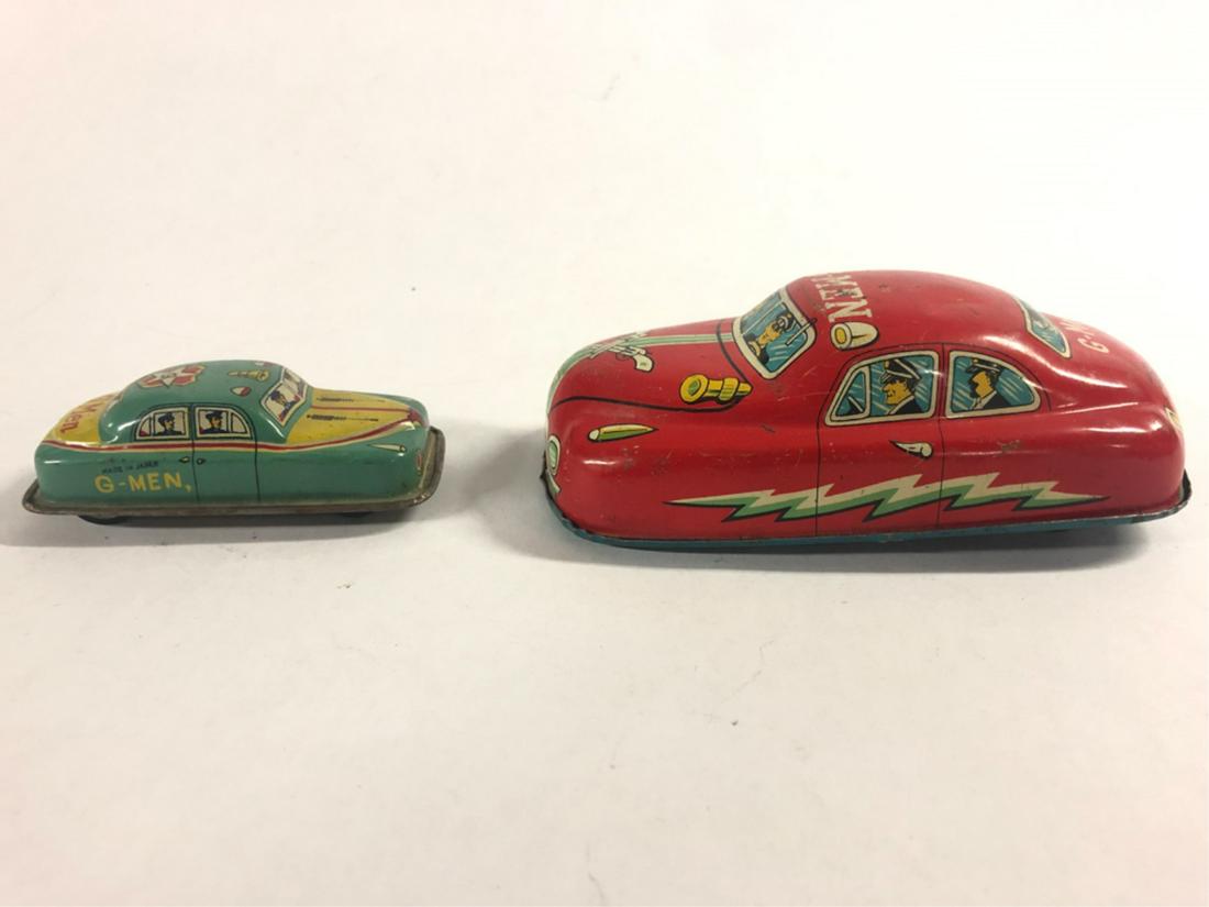 2) G Men Tin Toy Cars 2) G Men Tin Toy Cars