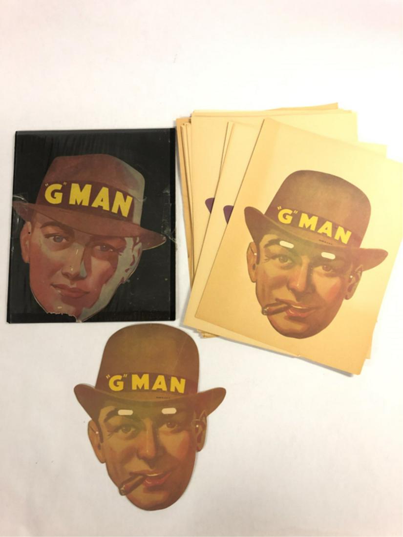 (15) "G" MAN PAPER MASKS (1 of 4)