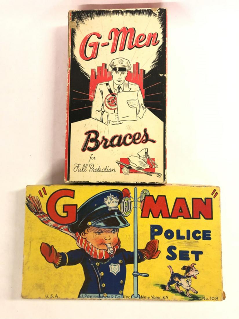 G-MAN POLICE SET & G-MEN BRACES (1 of 3)
