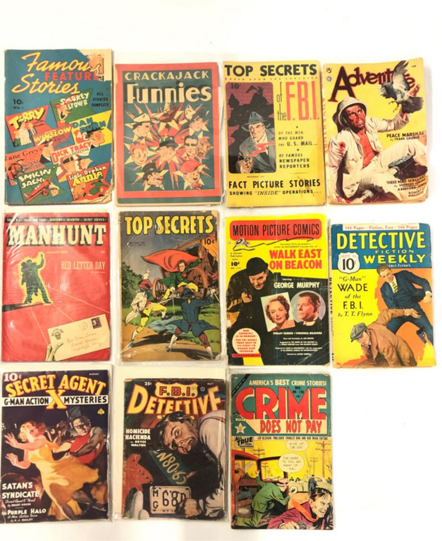 (11) CRIME NOVELS AND COMIC BOOKS (1 of 6)