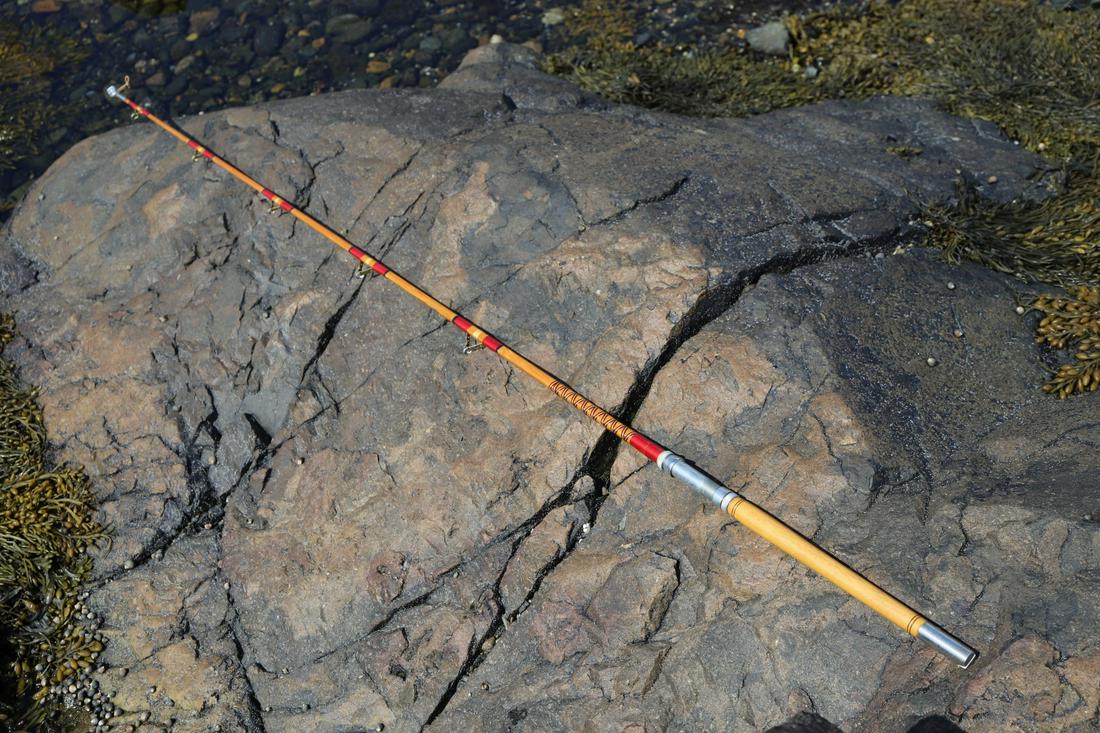TYCOON TACKLE BIG GAME SALT WATER FISHING ROD: The HRH custom built 6' 9” including roller guide