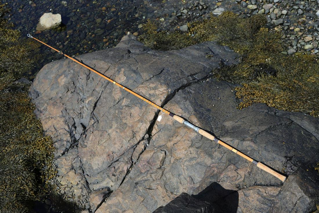 TYCOON TACKLE BIG GAME SALT WATER FISHING ROD: The Royal Rod custom built 9' 3 1/2” including roller guide