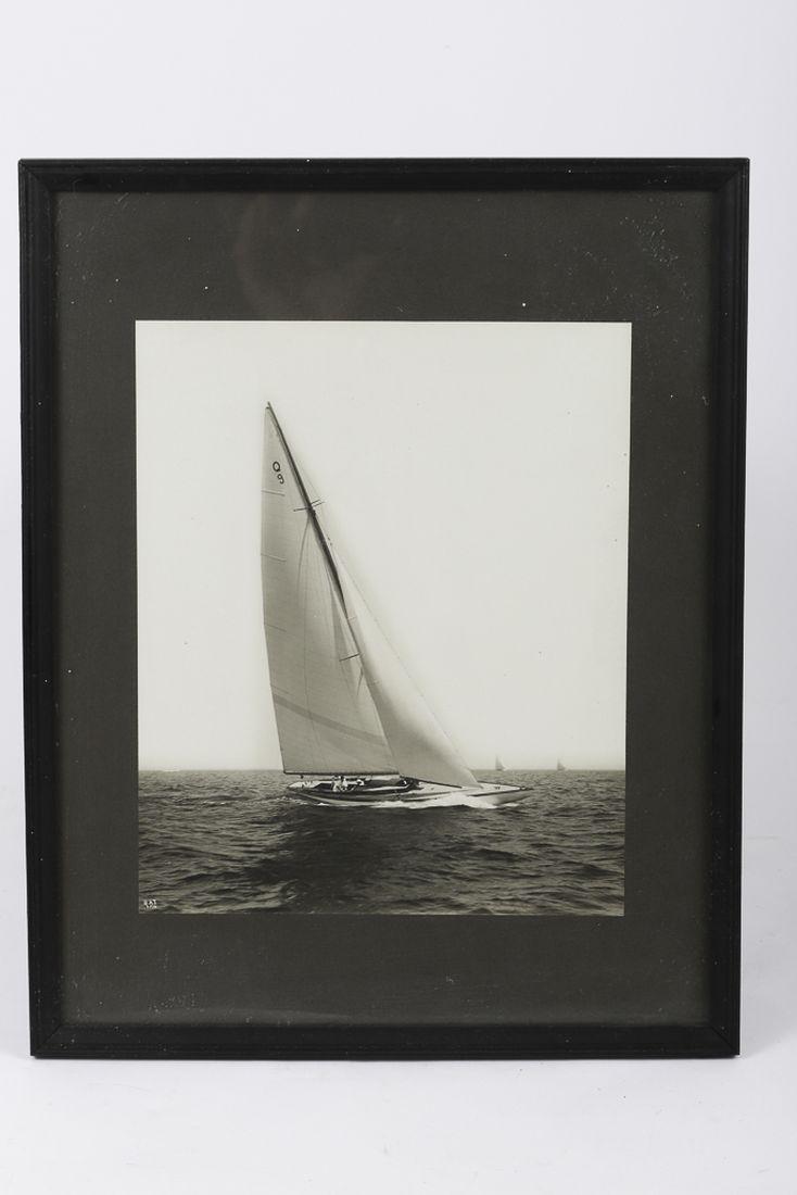 WILLARD B. JACKSON (1871-1940) PHOTOGRAPH: “Bat” Bromoil gelatin silver print. 10 x 8 inches (image) #4376. Note: W.H. Brown (1882-1963) is brother of naval architect and boat designer, Samuel H. Brown (1887-1960) of Brown Brother’s Boat