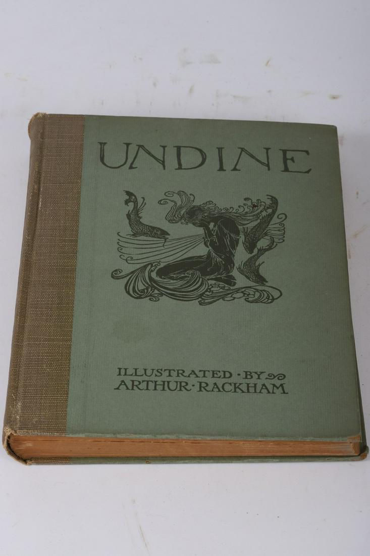 UNDINE ILLUSTRATED by De Le Motte RACKHAM 1912: London 1912, William Heinemann New York, Doubleday, Page & Co. Hardcover cloth and paper bound.