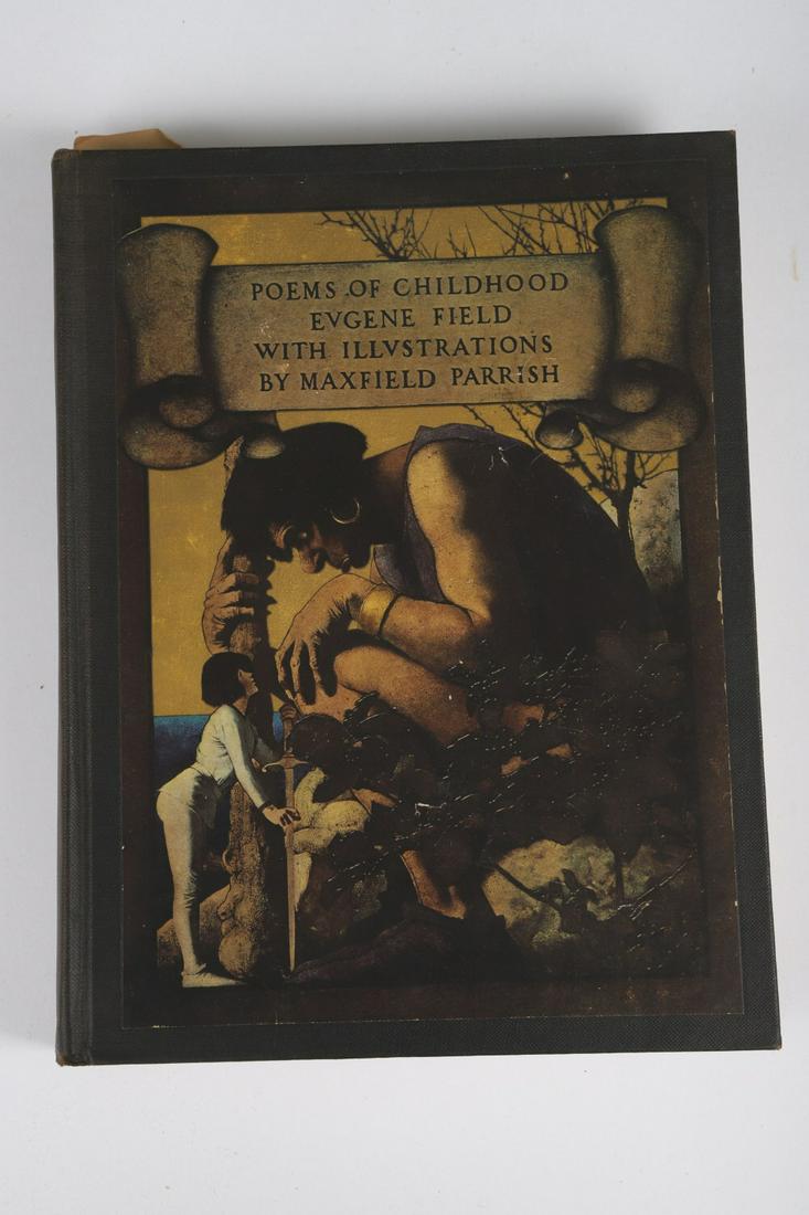 POEMS OF CHILDHOOD ILLUS. MAXFIELD PARRISH: Eugene Field. Scribner's. New York. 1904.