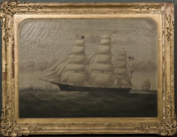 William Yorke, British (1817-1892) Ship Glendower