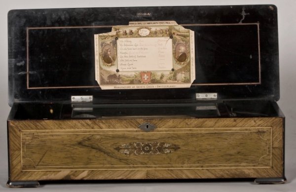 Gautschi & Sons St. Croix, Switzerland music box in