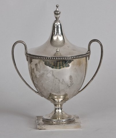 American silver urn and cover, Gordon Jenks, Bost