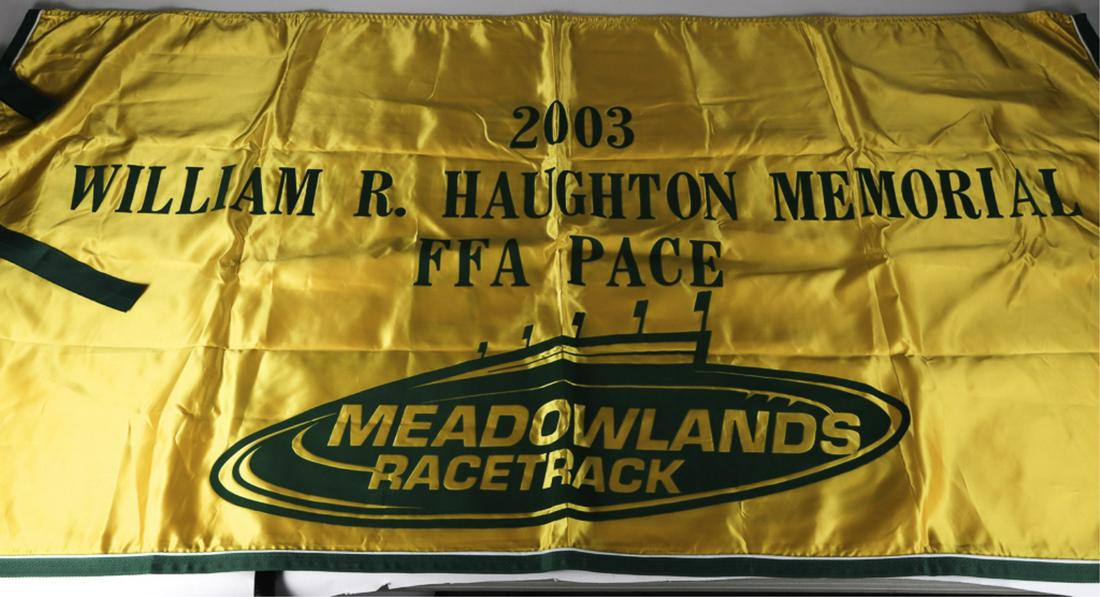 2003 MEADOWLANDS WILLIAM R. HAUGHTON MEMORIAL: FFA Pace. Nylon cooler. 88 x 84 inches.