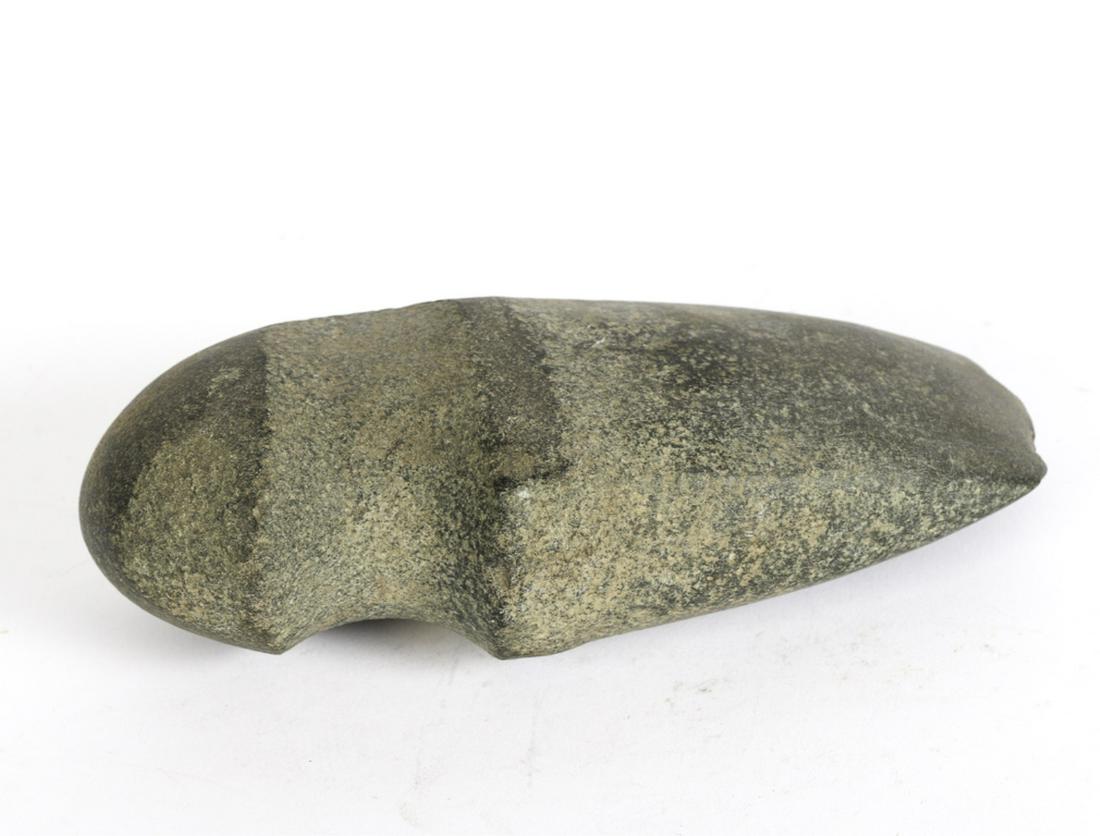 NATIVE AMERICAN STONE AXE: Circa 1980s marked $40. 6 3/4 inches