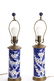 PAIR OF ASIAN PORCELAIN TABLE LAMPS