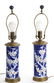 PAIR OF ASIAN PORCELAIN TABLE LAMPS - 4